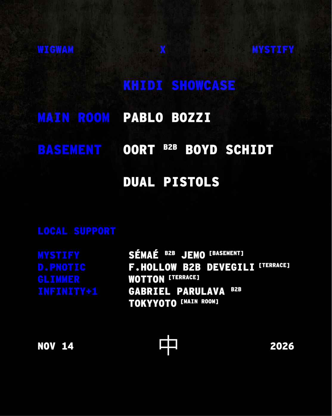 Wigwam x Mystify: KHIDI Showcase with Pablo Bozzi