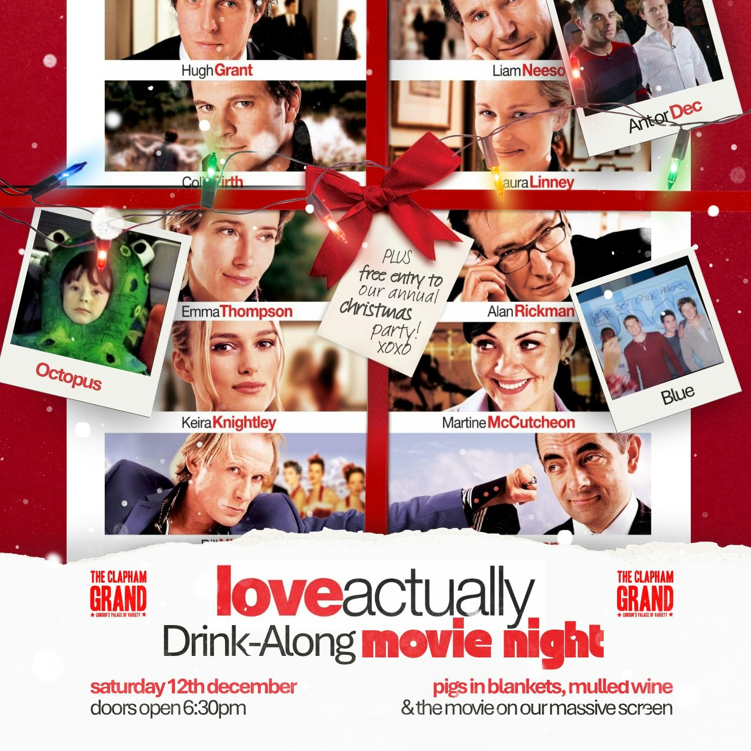 Love Actually Drink-Along Movie Night
