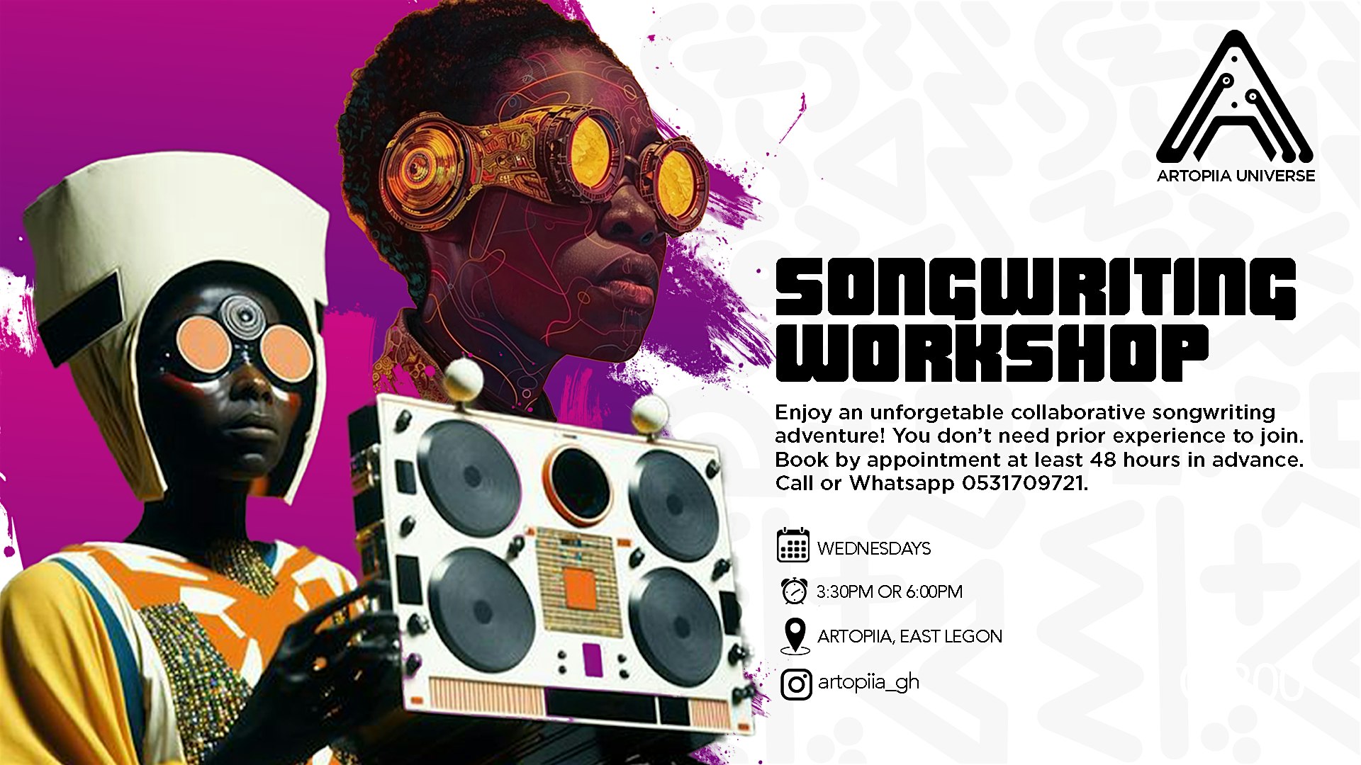 Artopiia UniVERSE: Songwriting Workshop
