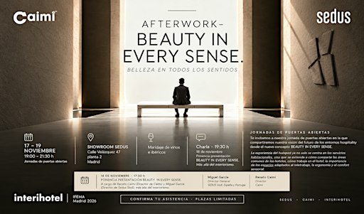 CAIMI / SEDUS Beauty in Every Sense. JORNADAS DE PUERTAS ABIERTAS