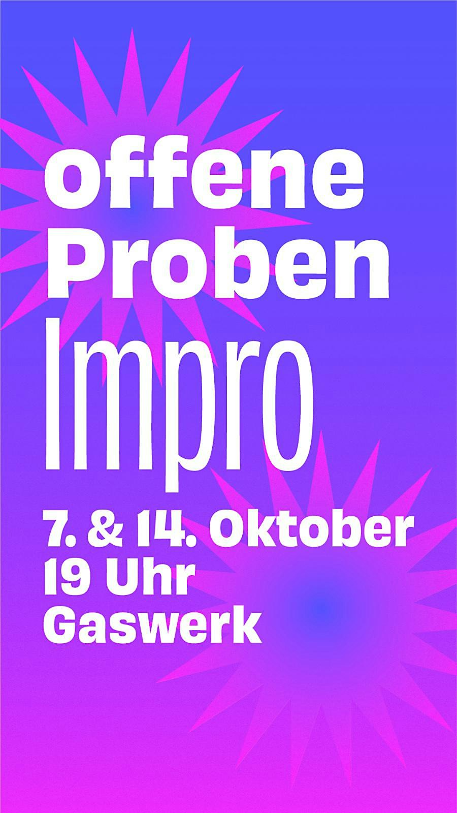 Offene Proben Junges Theater Winterthur