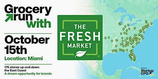 The Fresh Market Grocery Run in Miami  - Oct. 2026