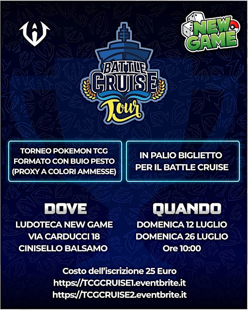 Battle cruise TCG 3 - Domenica 13 Settembre