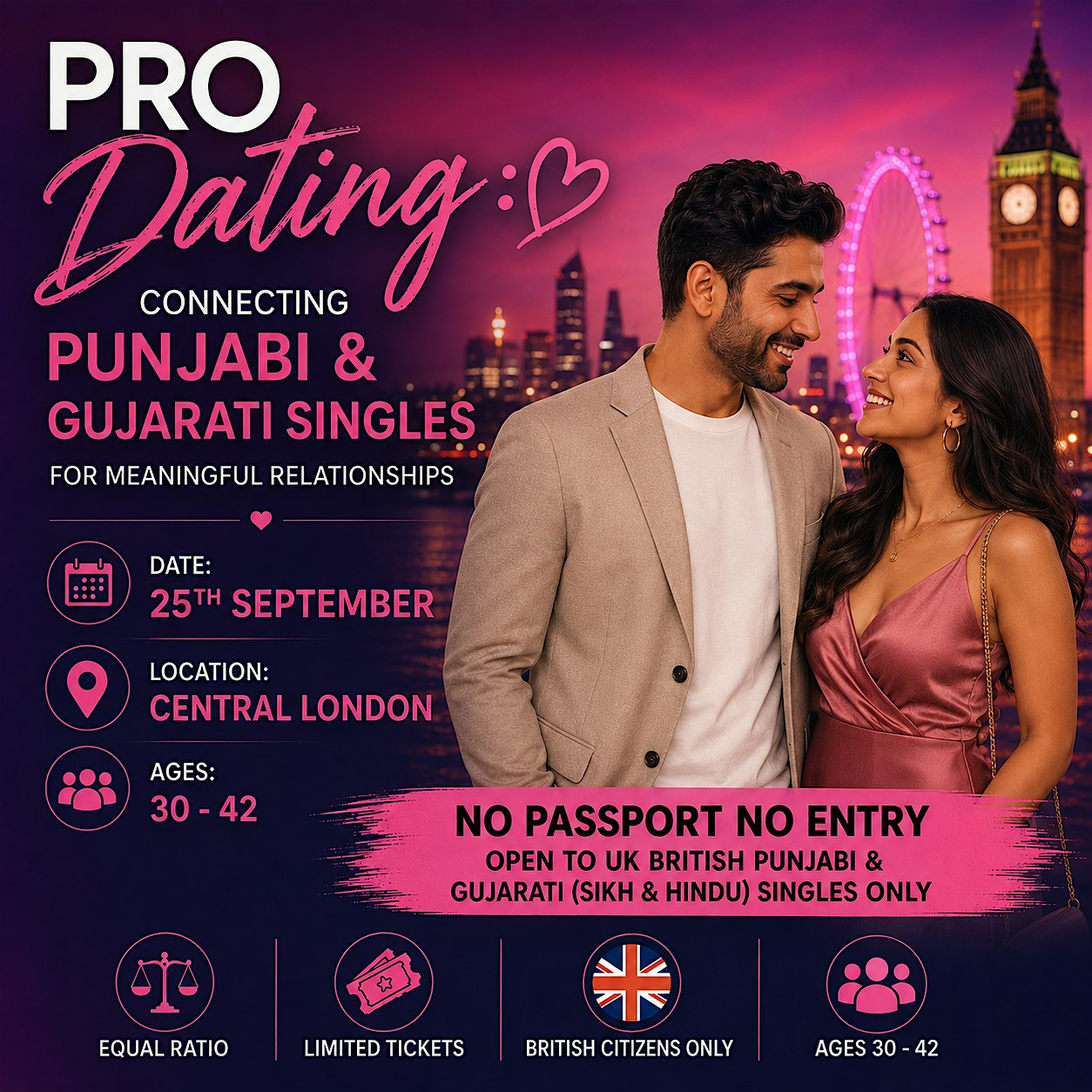 Punjabi & Gujarati Speed Dating (30-42)