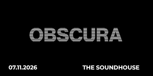OBSCURA — UNDERWEAR PARTY | WE ARE BACK