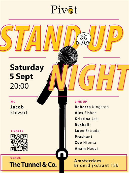 Tunnel & Pivot: Standup Comedy Night!
