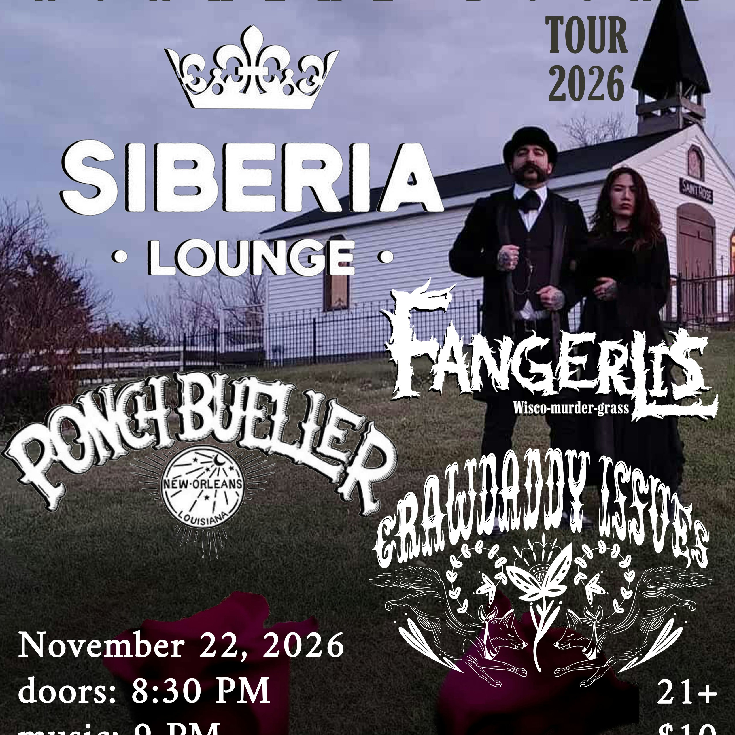 Fanger Lis with Crawdaddy Issues and Ponch Bueller 