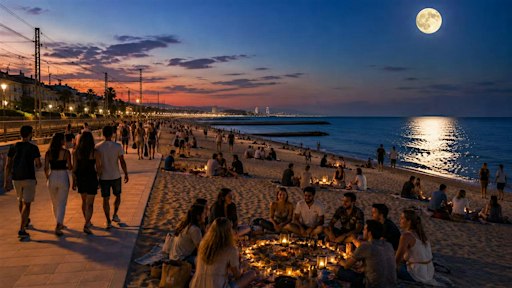 Sunset Walk & Beach Picnic: Luna LLena de la Cosecha