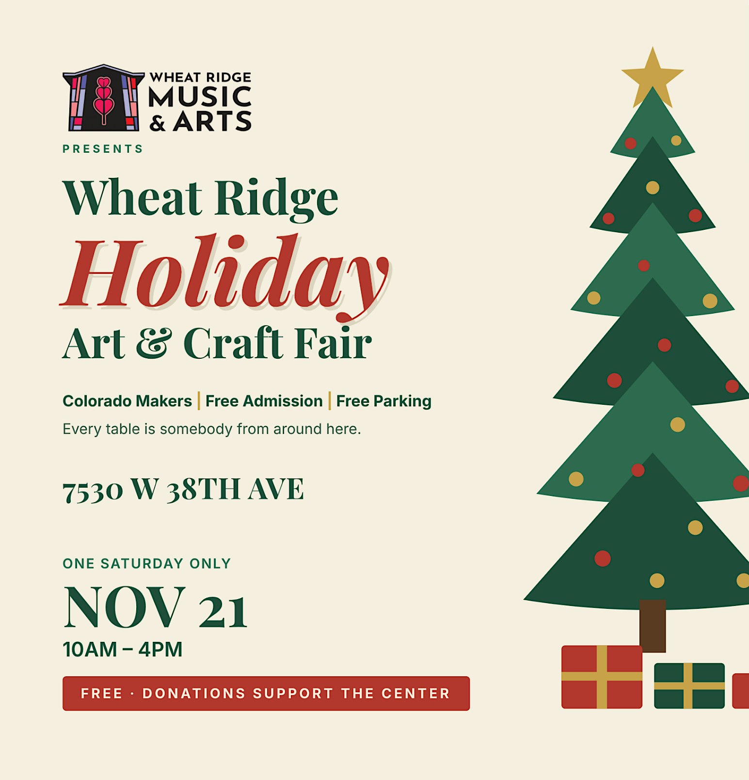 Wheat Ridge Holiday Art & Craft Fair
