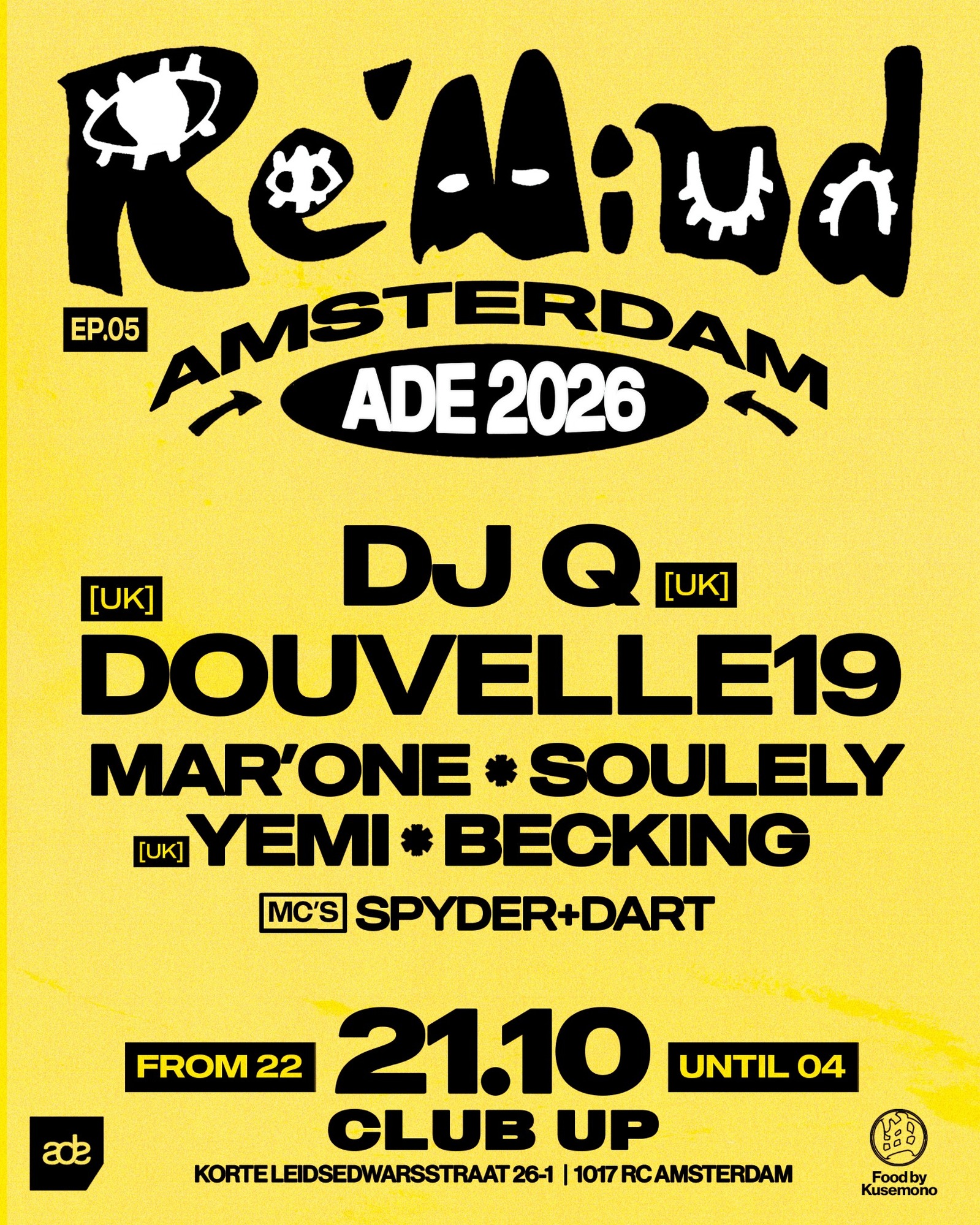 Re'Mind invites DJ Q & Douvelle19 - ADE edition