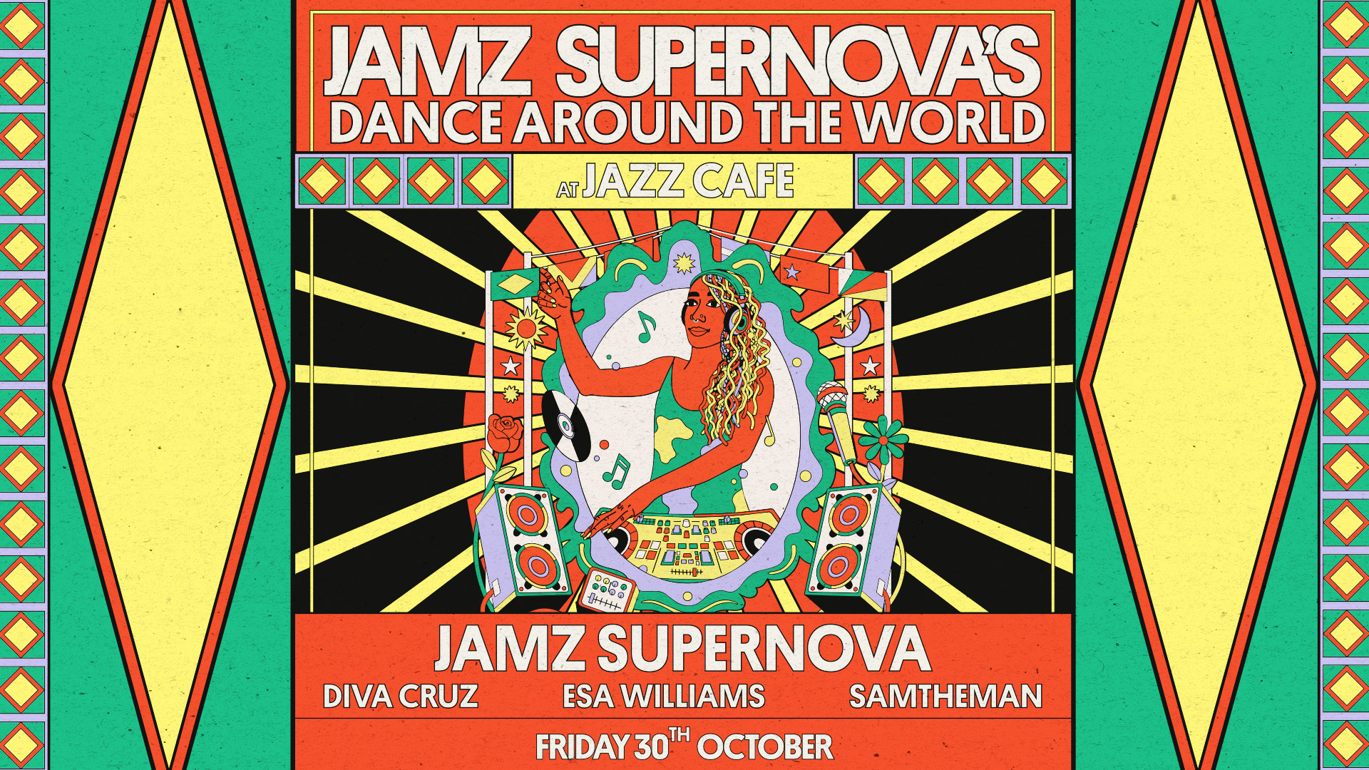 Jamz Supernova's Dance Around The World at Jazz Cafe