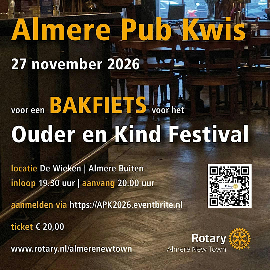 Almere Pub Kwis,  de APK voor je kennis
