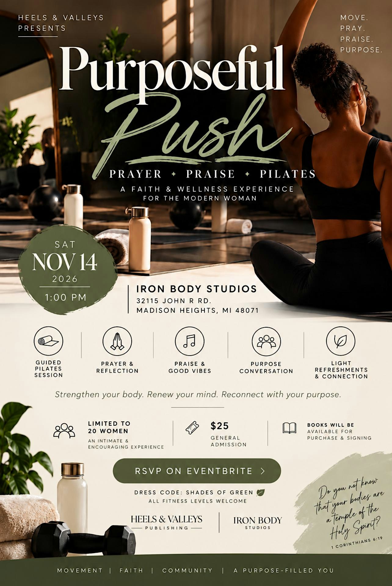 Purposeful Push: Prayer, Praise & Pilates