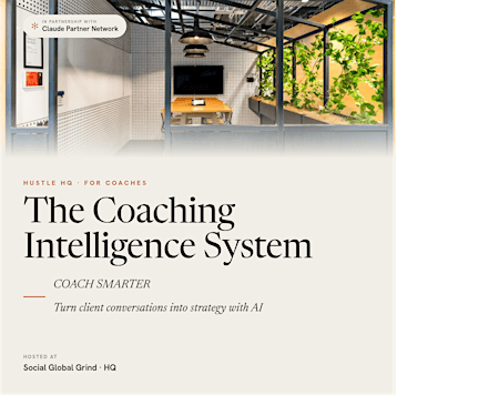 The Coaching Intelligence Session