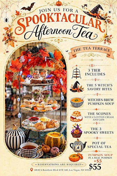 Spooktacular Afternoon Tea
