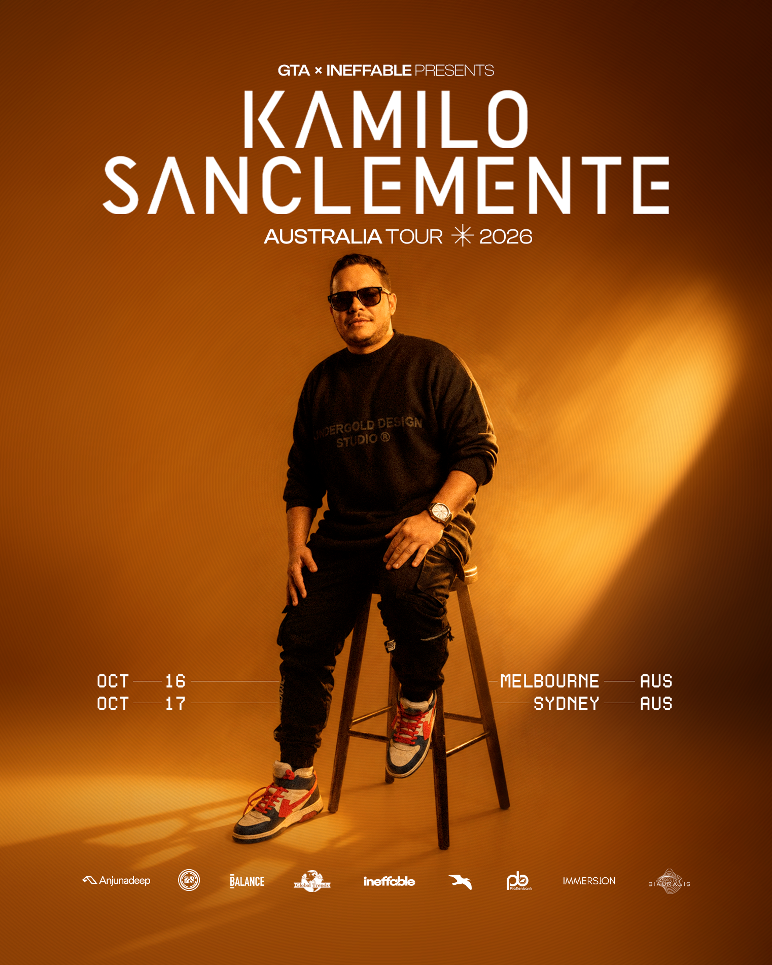 GTA & INEFFABLE Pres: KAMILO SANCELEMENTE MELBOURNE 2026