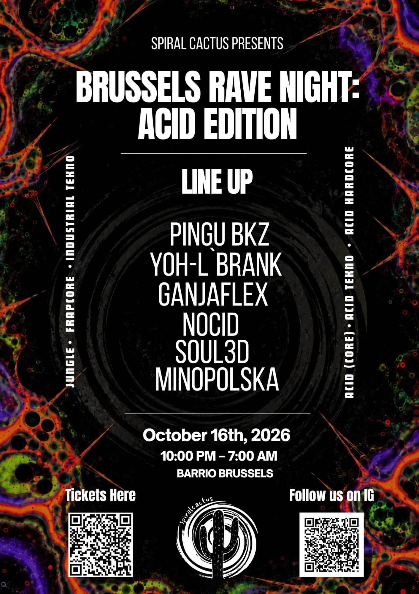 Brussels Rave Night: Acid Edition