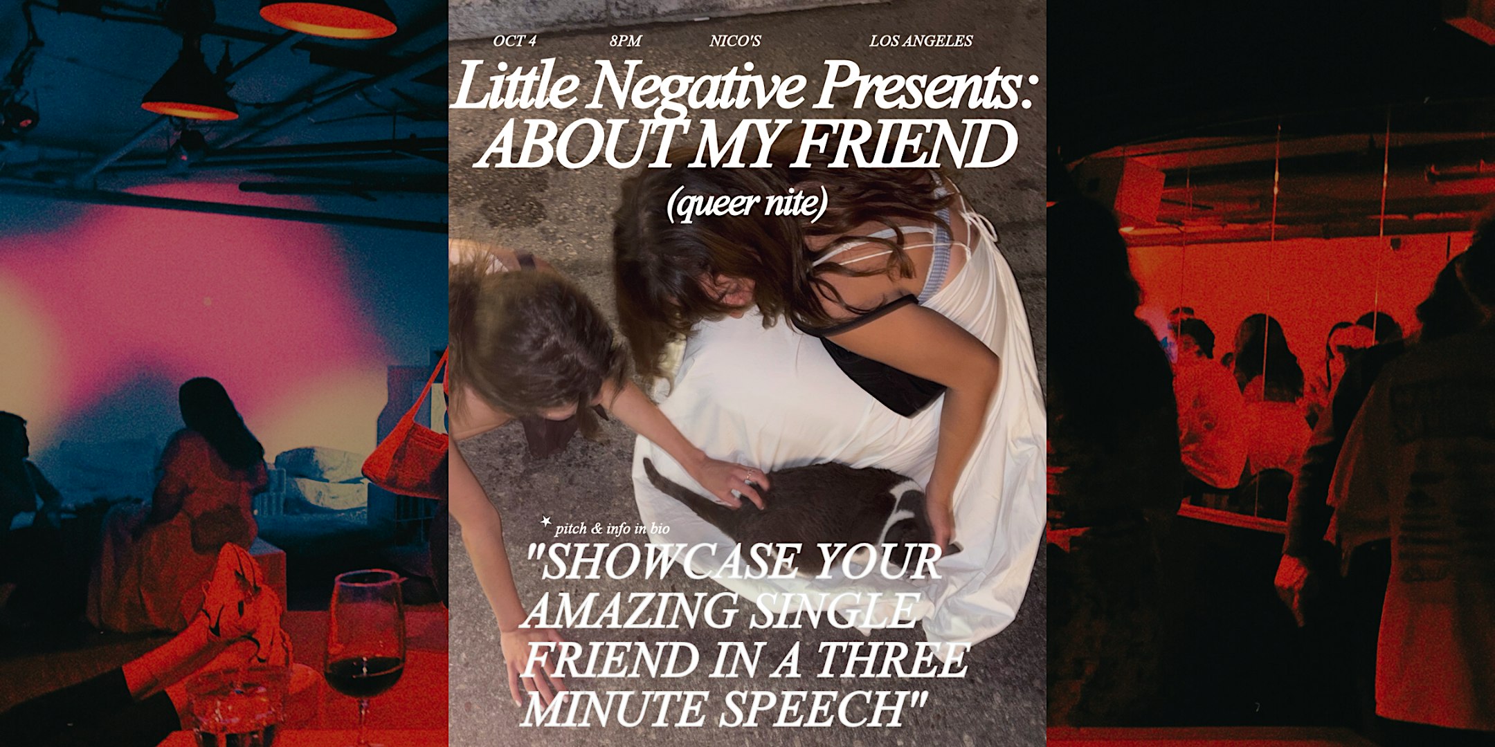 ABOUT MY FRIEND (queer nite!)
