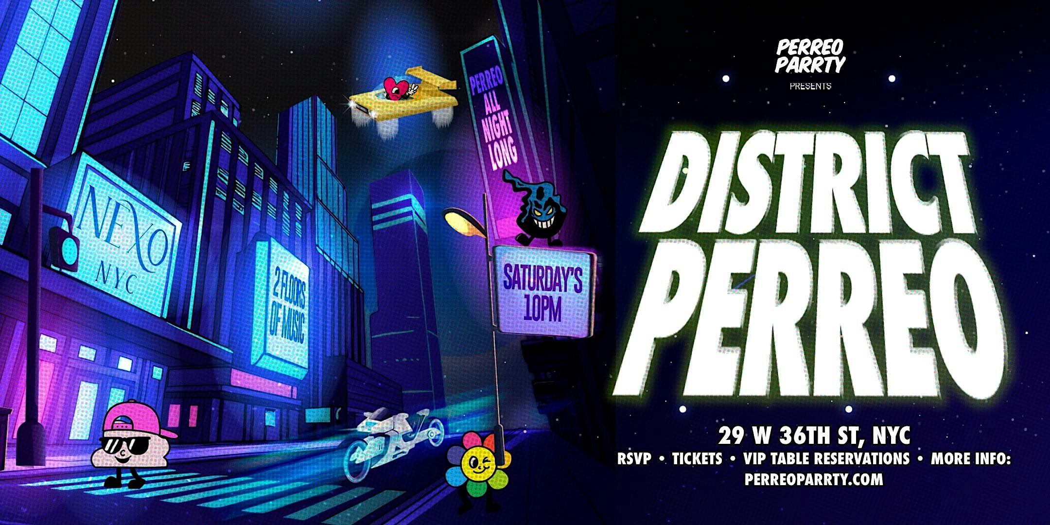 The #1 Reggaeton Club in Midtown - DISTRICT PERREO - Latin Dance Party