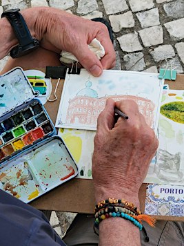 Urban Sketching Workshop in Lisbon