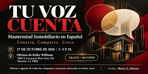 Tu Voz Cuenta | Mastermind Inmobiliario en Español