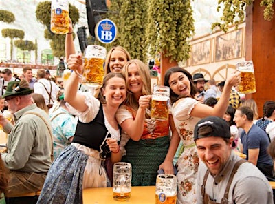 Polish Oktoberfest Beer Hall Party