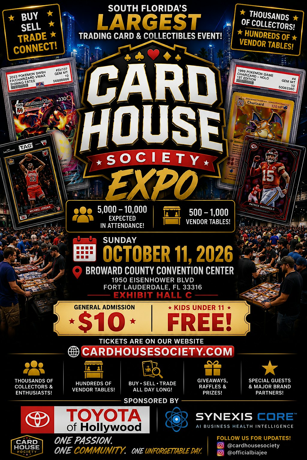 Card House Society × Rolling Waves Collab Card Show — FREE Entry (Doral)