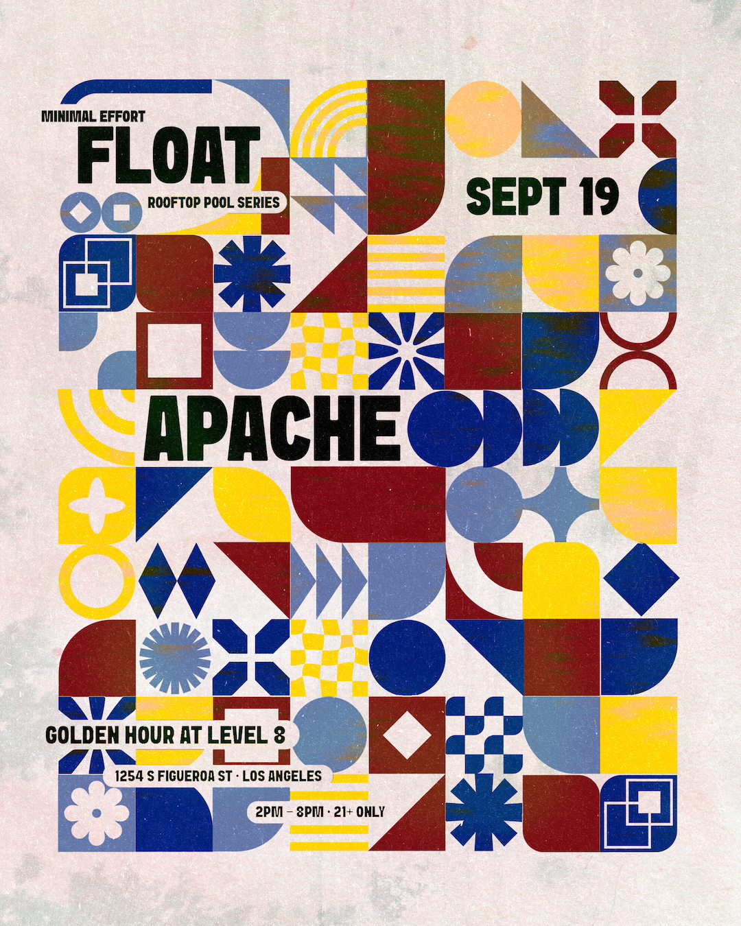 FLOAT Rooftop Pool Party feat. Apache [2-8 PM]