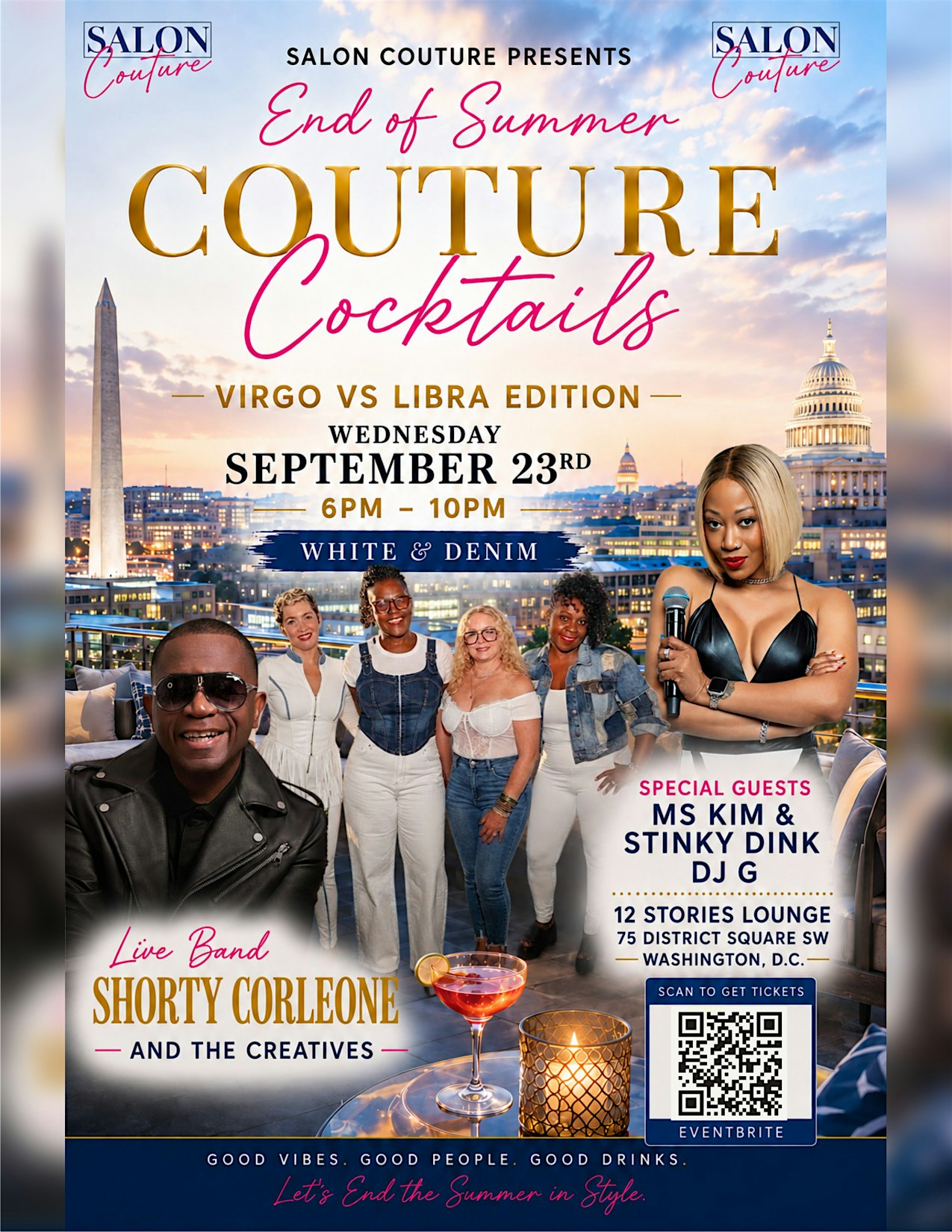 Salon Couture's Virgo/Libra Rooftop Experience - Couture Cocktails