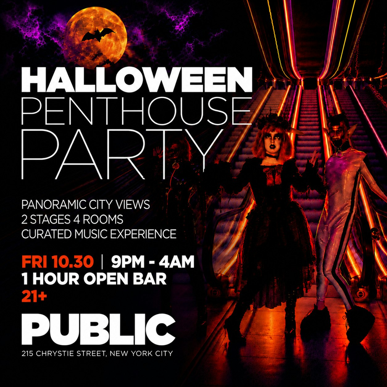 Penthouse Halloween at PUBLIC Hotel 10/30