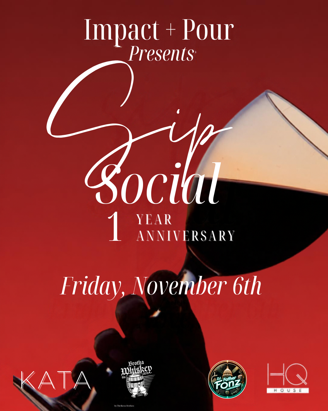 Sip Social 1 Year Anniversary