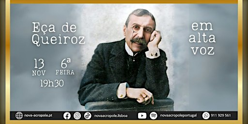 Eça de Queiroz em alta voz (13 nov)