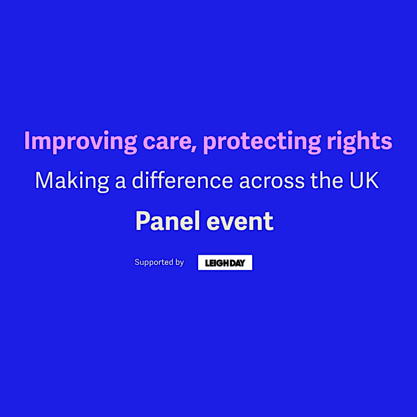 [In Person] Improving Care, Protecting Rights: Making A Difference