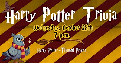 Harry Potter Trivia Night at Eavesdrop! ⚡️