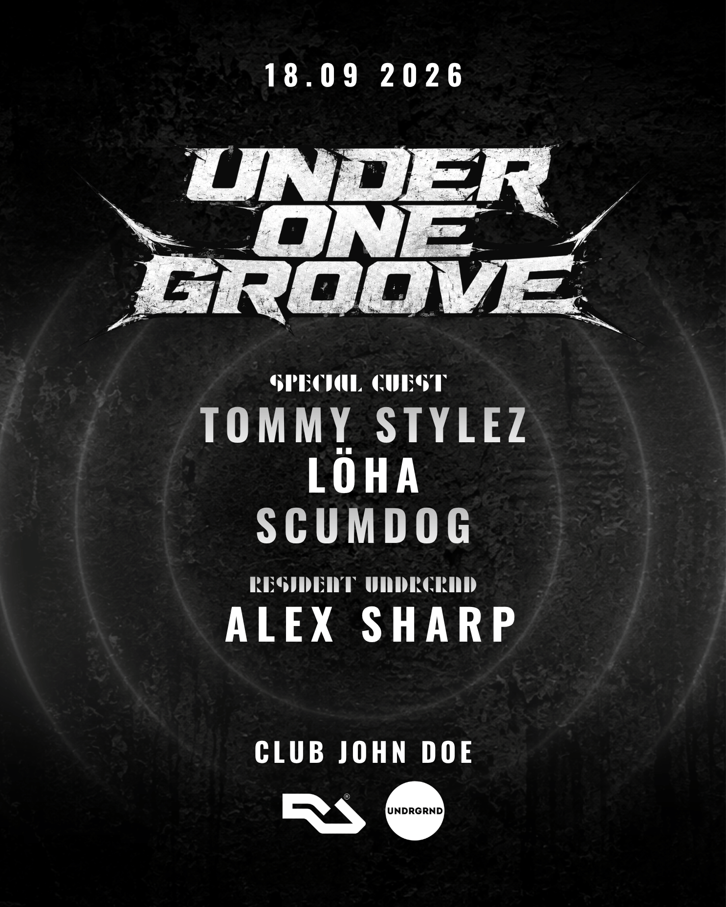 Under One Groove · Melodic ed. with Tommy Stylez, Scumdog, Alex Sharp & Löha