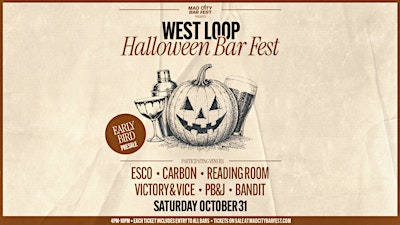 West Loop Halloween Bar Crawl | Mad City Bar Fesr