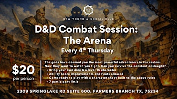 DnD Combat Session: The Arena