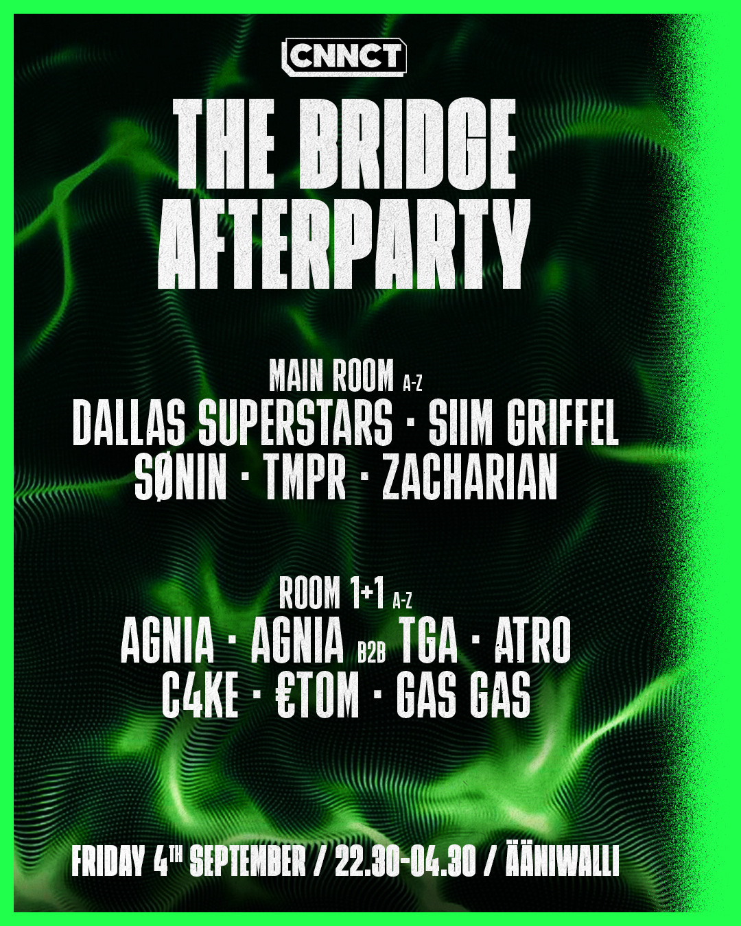 THE BRIDGE — AFTERPARTY