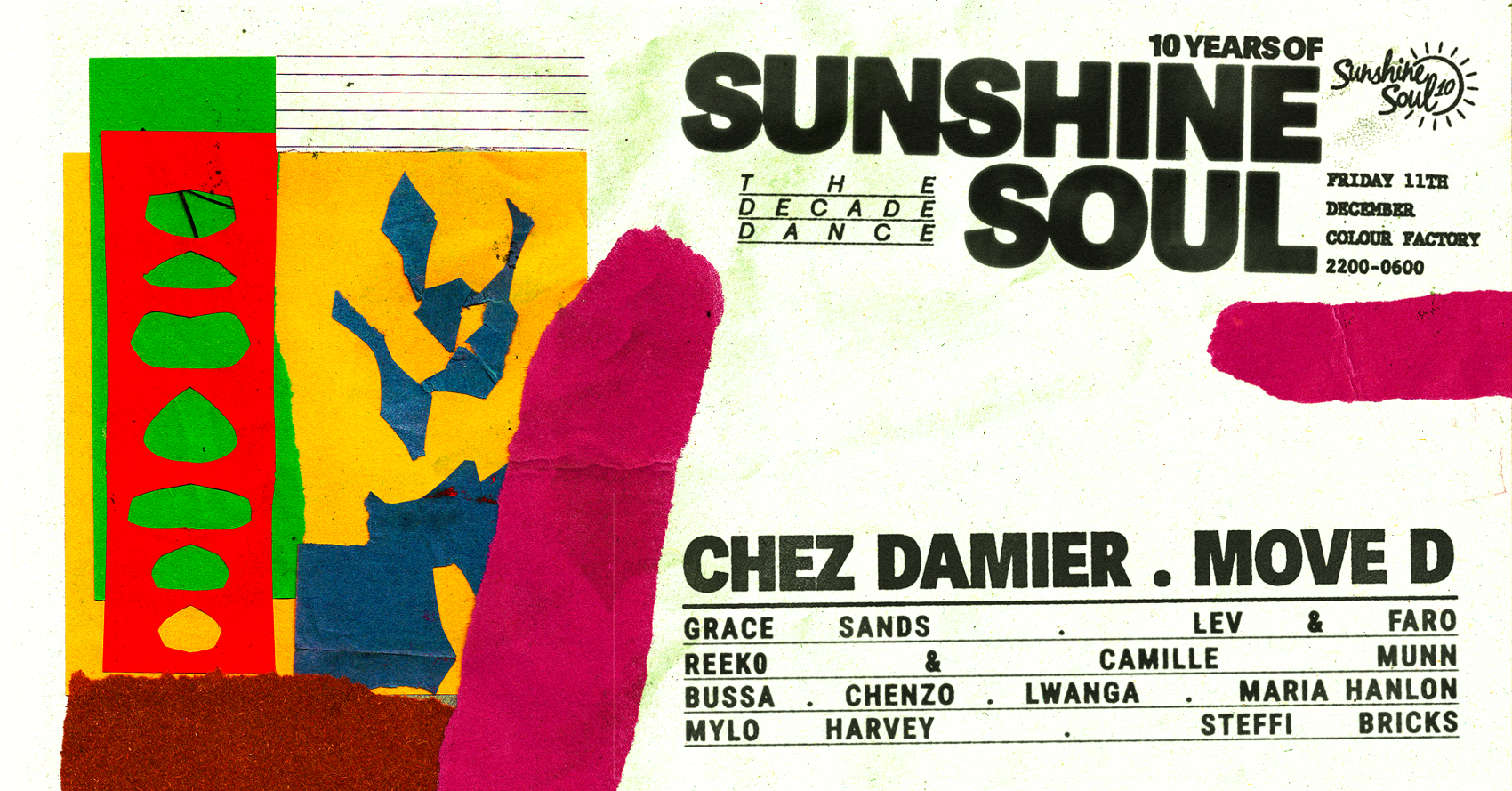 10 Years of Sunshine Soul: THE DECADE DANCE