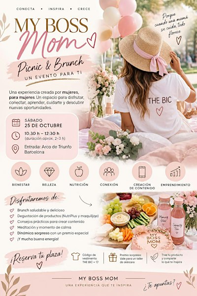 Brunch para mamás:  MY BOSS MOM | The Women’s Picnic Experience