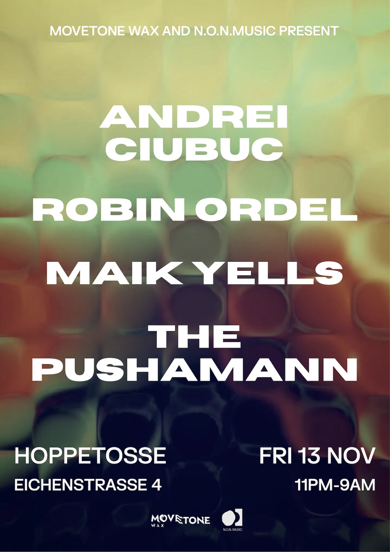 MovetoneWax & N.o.N Music presents Andrei Ciubuc & Robin Ordell