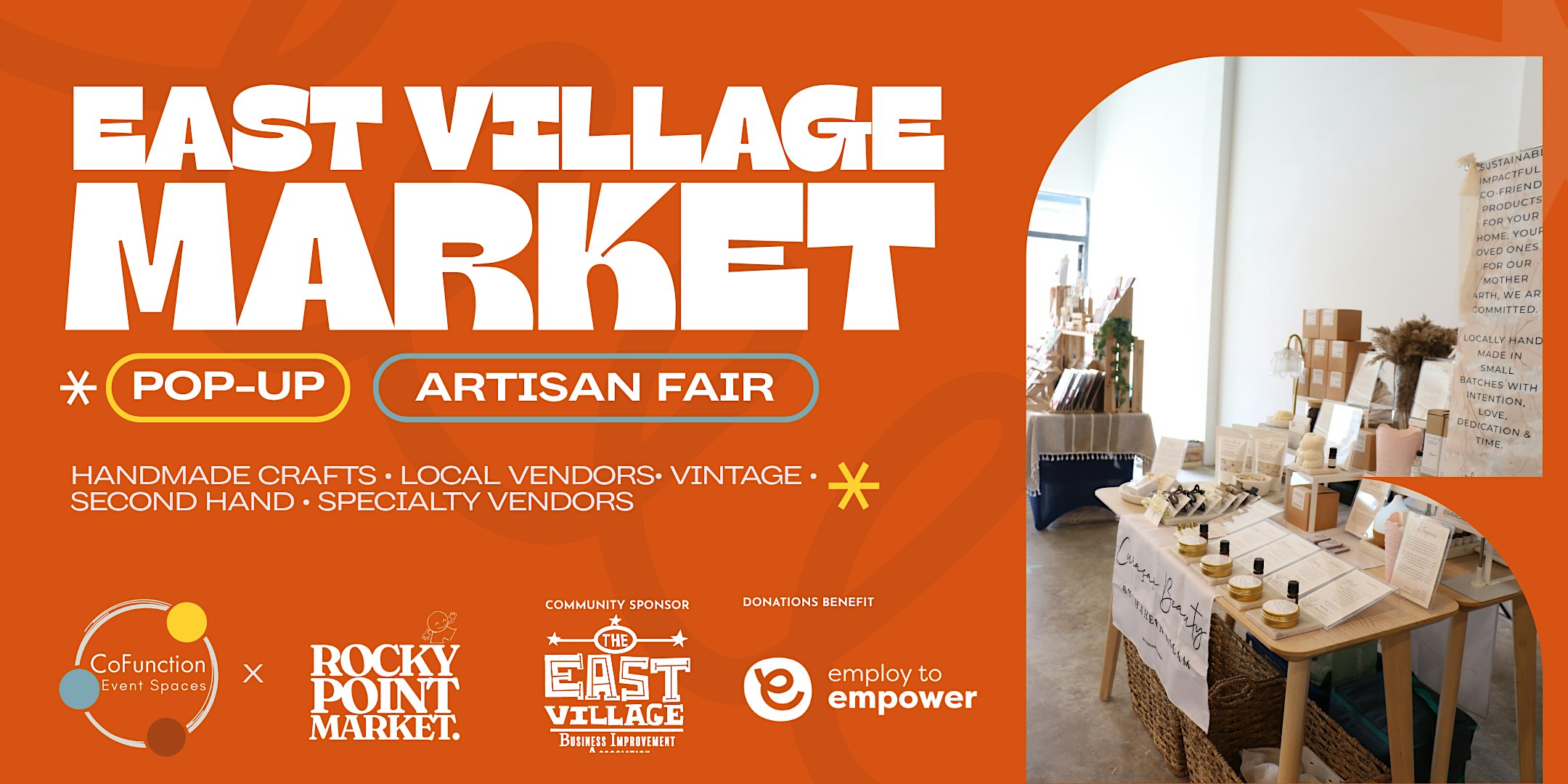 East Village Fair x Rocky Point Market - Local Vendors & More!