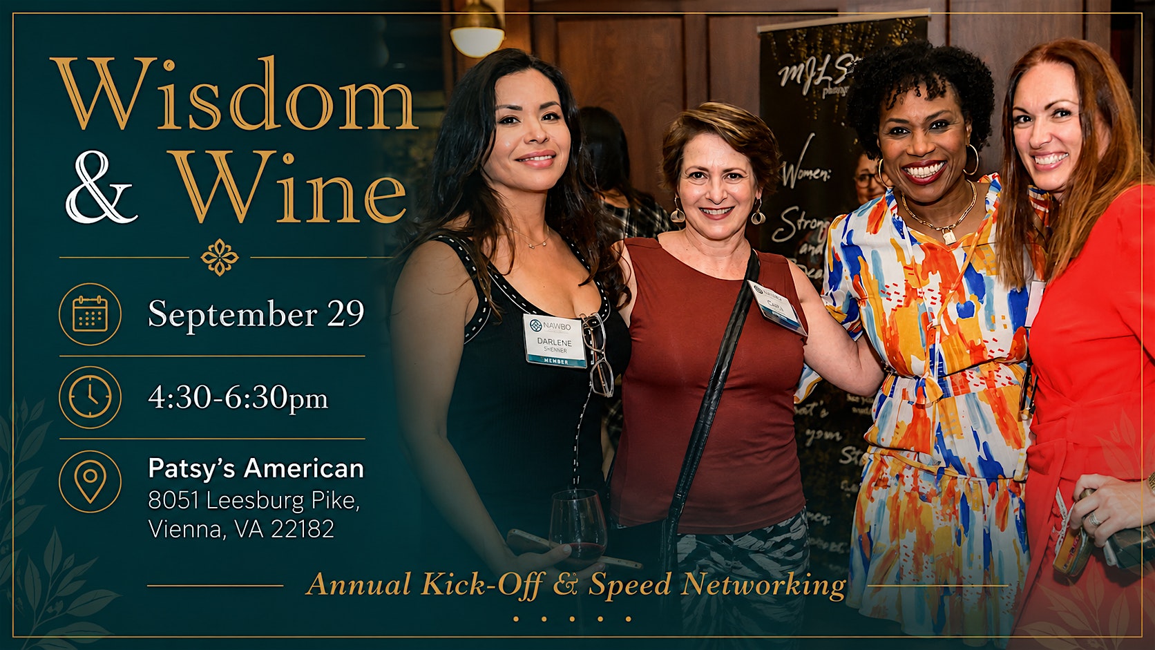 Wisdom & Wine | Annual Kick Off & Speed Networking