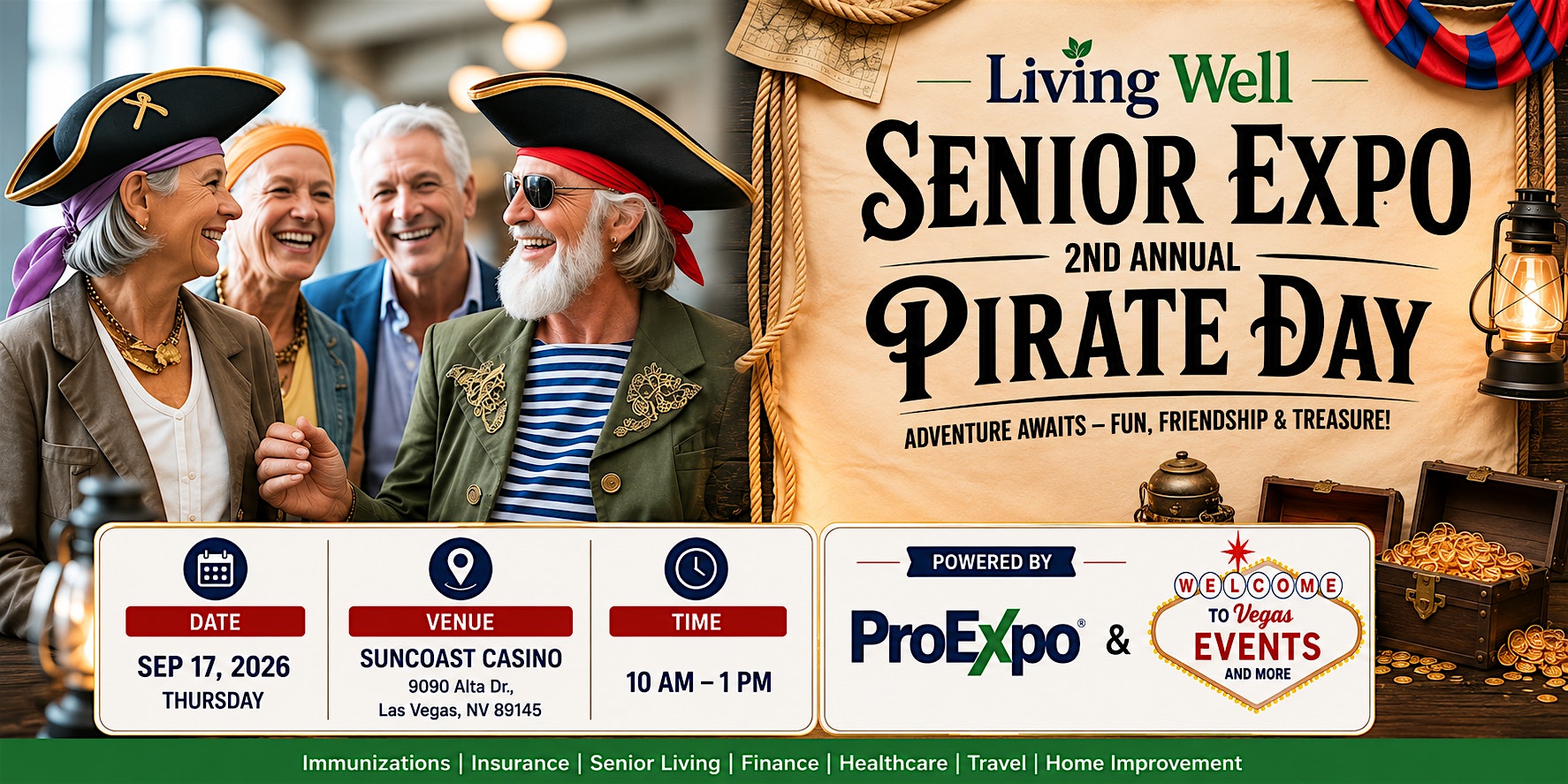 Living Well Senior Expo – 2nd Annual Pirate Day