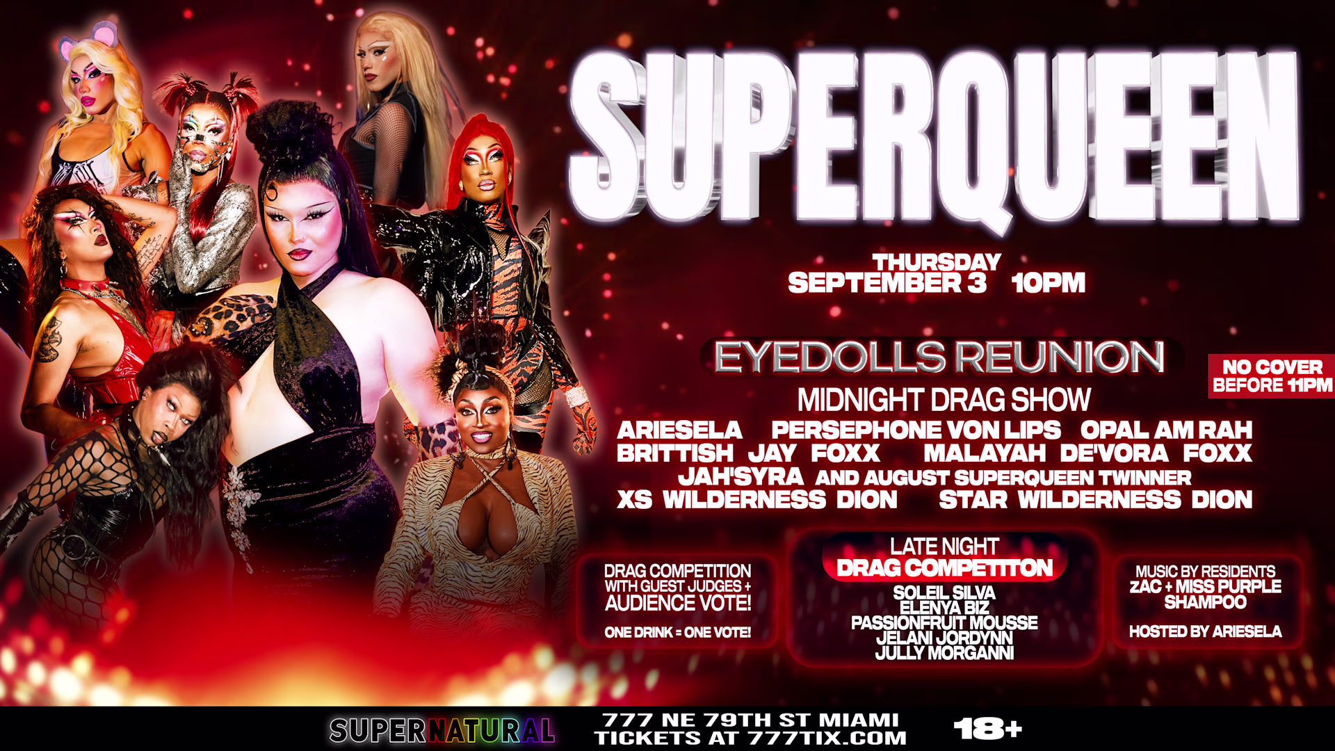 Superqueen Drag Rave + Competition (18+)