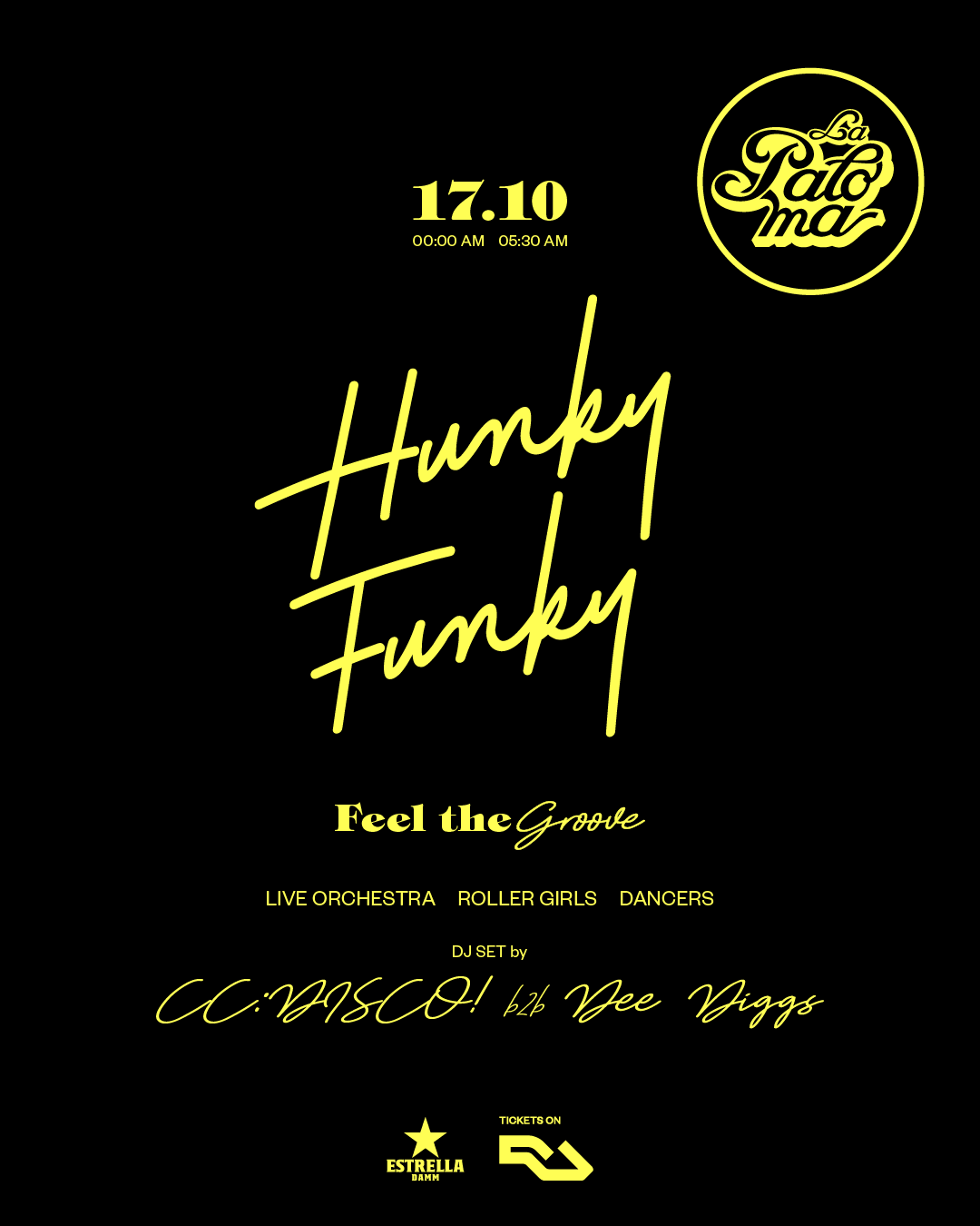 HUNKY FUNKY Feel the Groove: CC:DISCO! b2b Dee Diggs