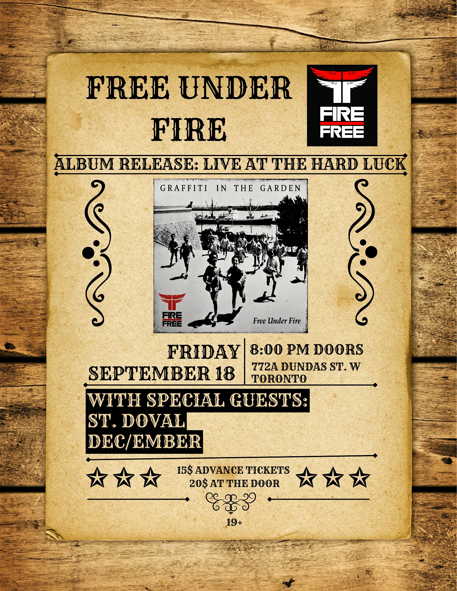 Free Under Fire Album Release Show