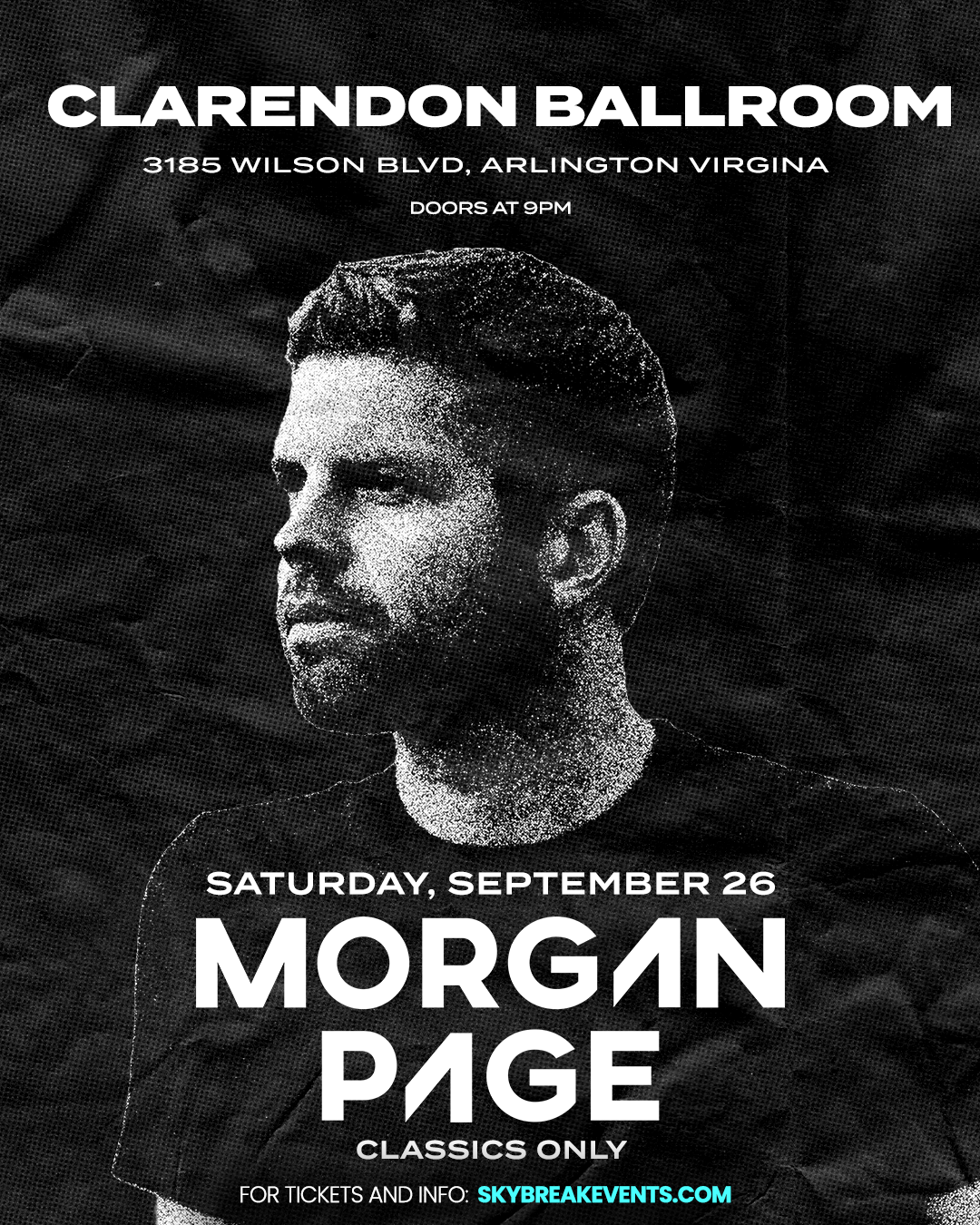 Skybreak Presents Morgan Page at Clarendon Ballroom