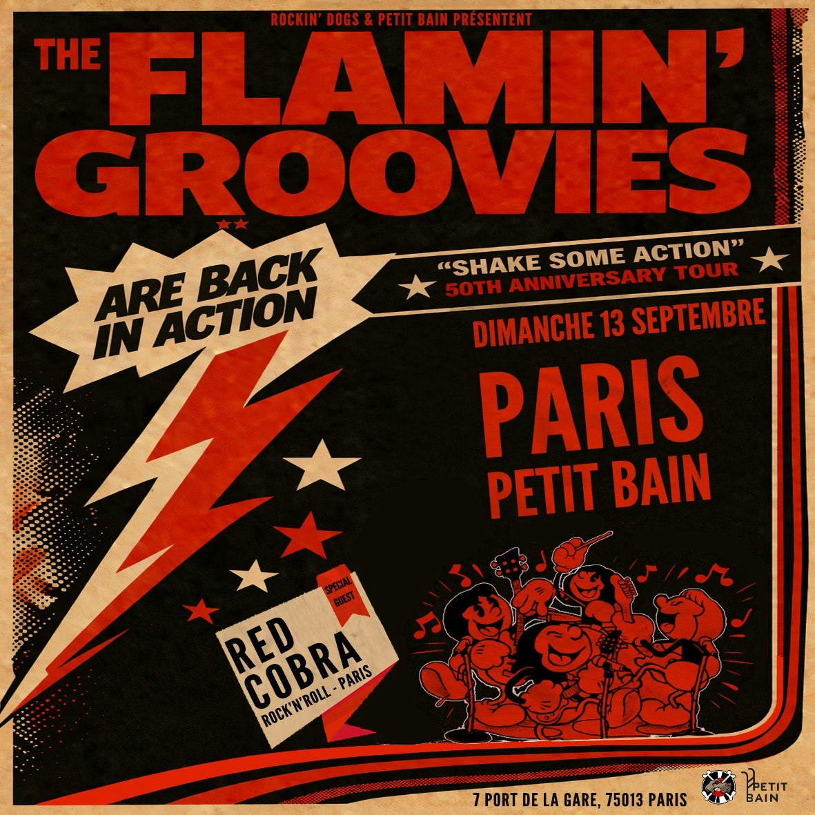 The Flamin' Groovies + Red Cobra