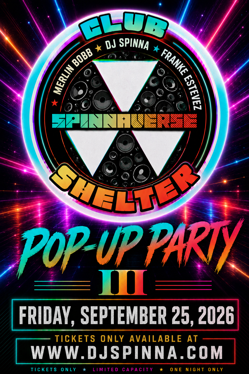 Club SHELTER PopUp Party (III) with DJ Spinna + merlin bobb + Franke Estevez